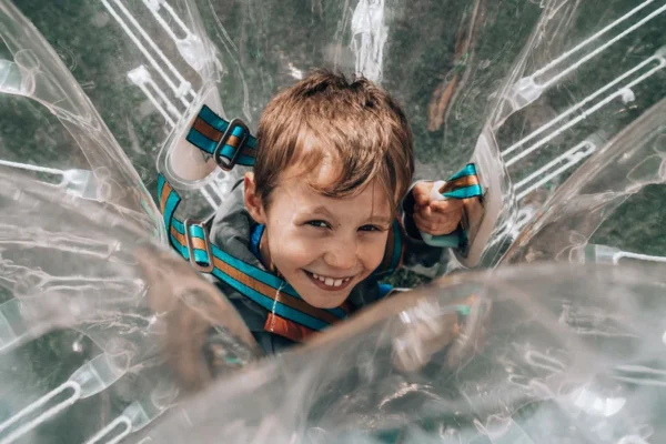 Kids bubble football Easter Camp