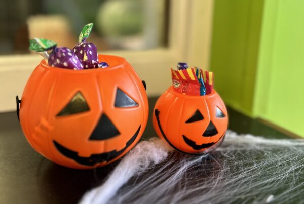Plastic Pumpkin Candy Buckets