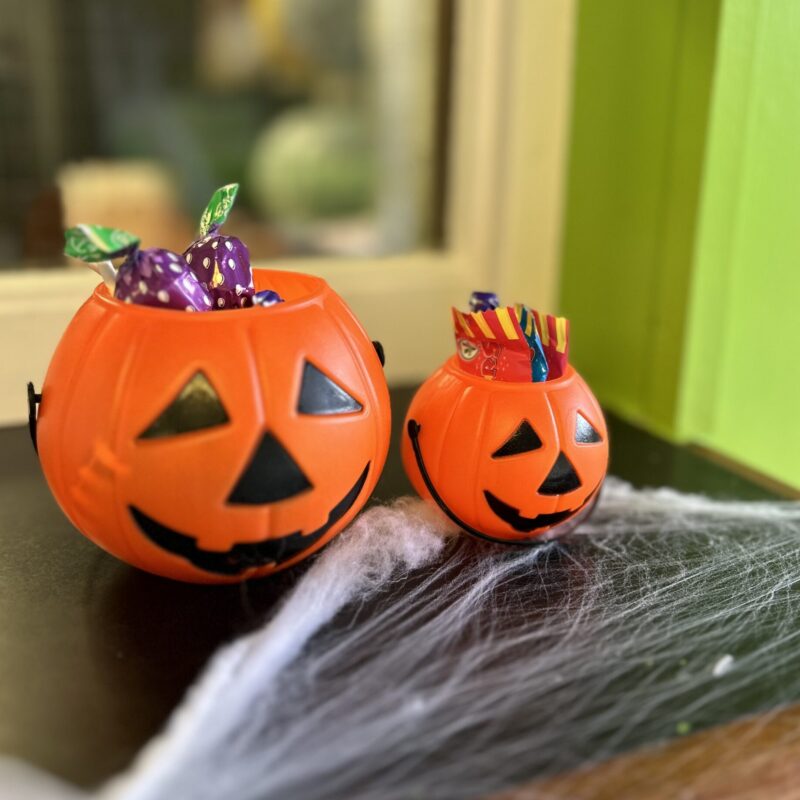 Plastic Pumpkin Candy Buckets